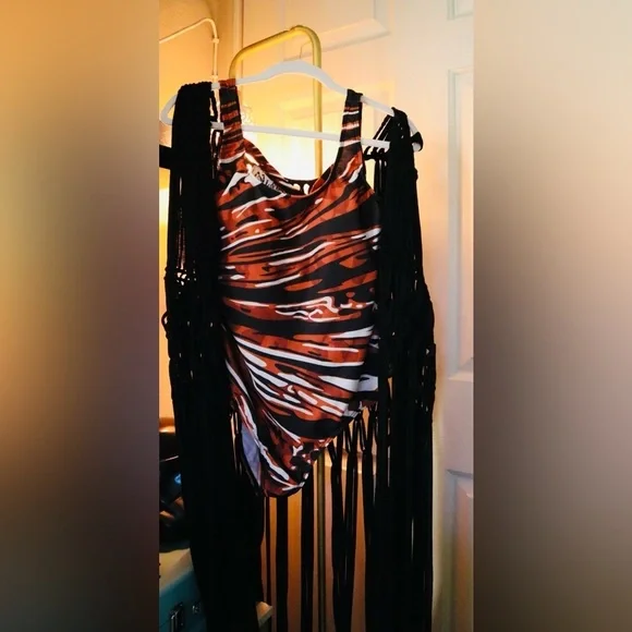 Women's One-Piece Coverage Swimsuit NWOT - Picture 2 of 6